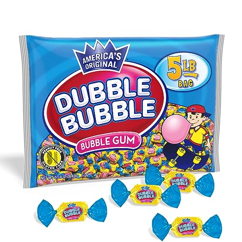 Dubble Bubble Original Twist Bubble Gum - 5lb Bag